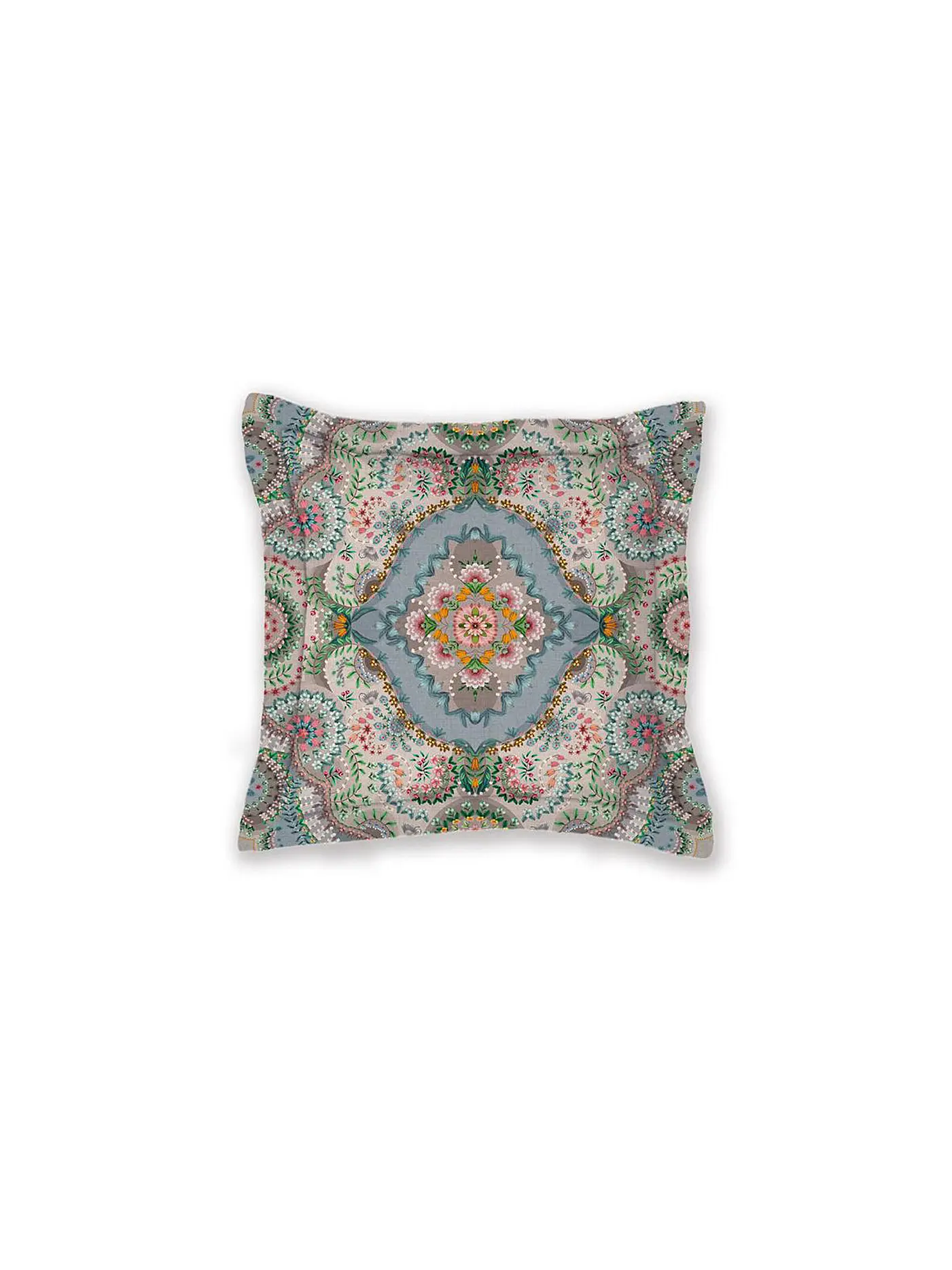 PIP STUDIO | Zierkissen gefüllt 45x45cm Majorelle Carpet Pink | blau